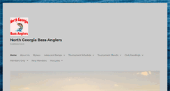 Desktop Screenshot of northgeorgiabassanglers.com